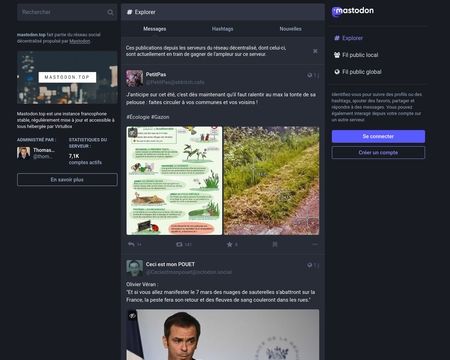 website thubmnail of Mastodon.top