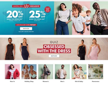 website thubmnail of Matalan