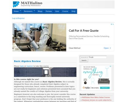 website thubmnail of Mathalino