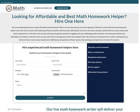 Math Homework Solver