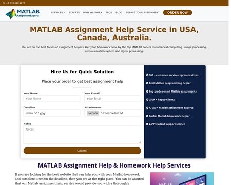 Matlab Assignment Experts