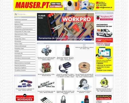 website thubmnail of Mauser.pt