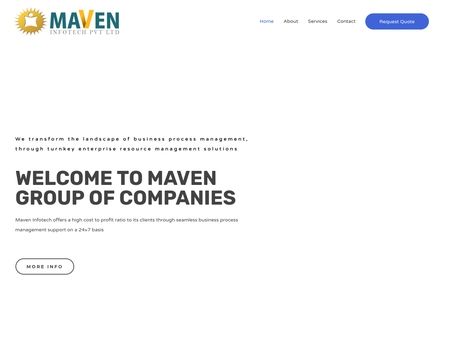 website thubmnail of Maven India