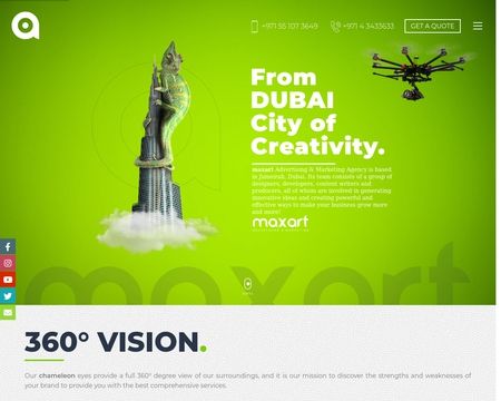 website thubmnail of Maxart.ae