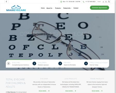 website thubmnail of Maxieyecare