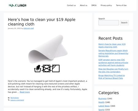 website thubmnail of Maxlangh