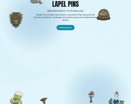 website thubmnail of Max LapelPins