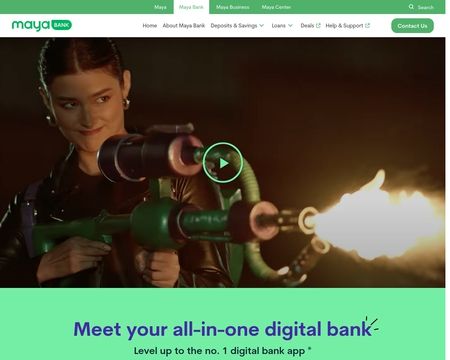 website thubmnail of Mayabank.ph
