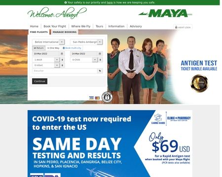 website thubmnail of Maya Island Air