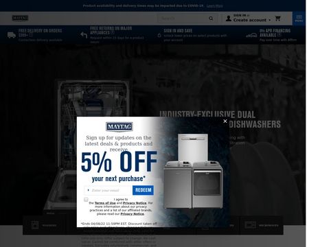 website thubmnail of Maytag