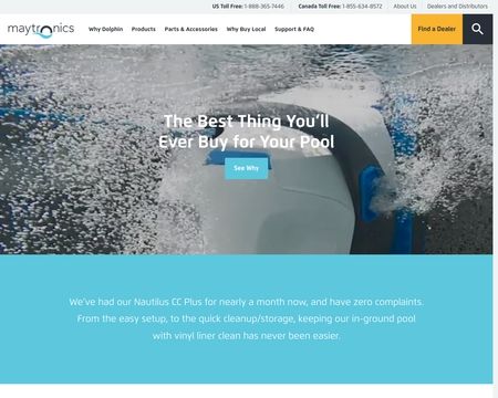 website thubmnail of Maytronicsus