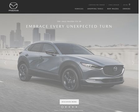 website thubmnail of Mazda