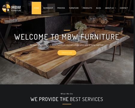 website thubmnail of MBWFurniture
