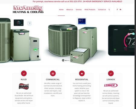 website thubmnail of McAnelly Heating And Cooling