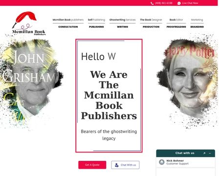 website thubmnail of Mcmillian Book Publishers