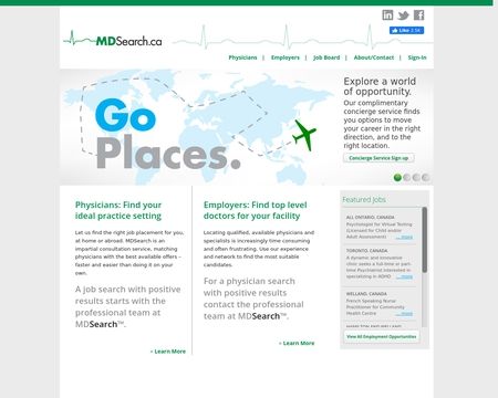 website thubmnail of MDSearch.ca