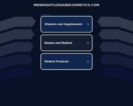 website thubmnail of Mdweightlossandcosmetics