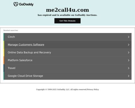 website thubmnail of Me2call4u