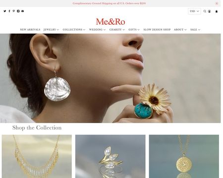 website thubmnail of Me&Ro Jewelry