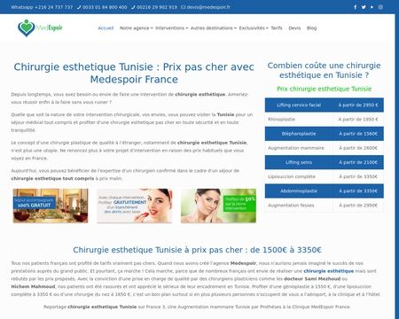 website thubmnail of Medespoir France
