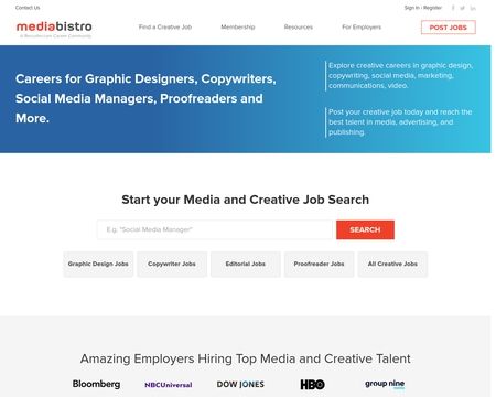 website thubmnail of Mediabistro Inc.