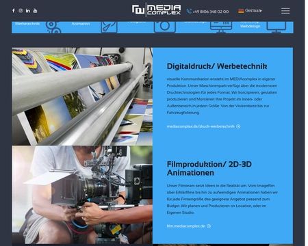 website thubmnail of MEDIAcomplex