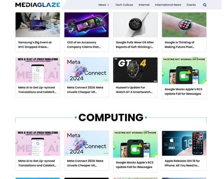 website thubmnail of Media Glaze