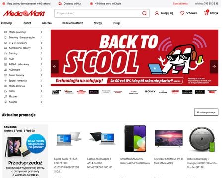 website thubmnail of Media Markt