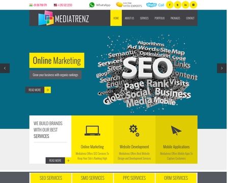 website thubmnail of Mediatrenz