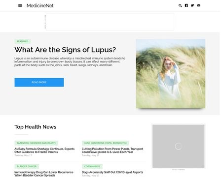 website thubmnail of MedicineNet