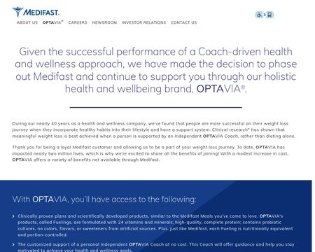 website thubmnail of Medifast