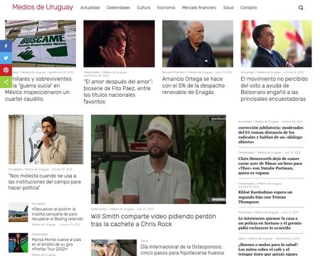 website thubmnail of Medios-de-uruguay