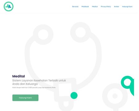 website thubmnail of Medital.id