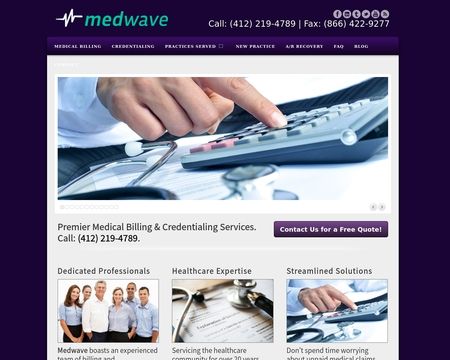 website thubmnail of Medwave Billing & Credentialing