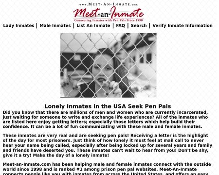 website thubmnail of Meet-An-Inmate