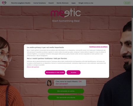 website thubmnail of Meetic.it
