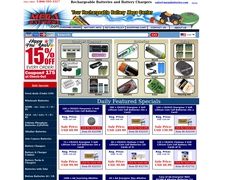 Thumbnail of MegaBatteries.com