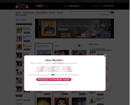 website thubmnail of Megaboon