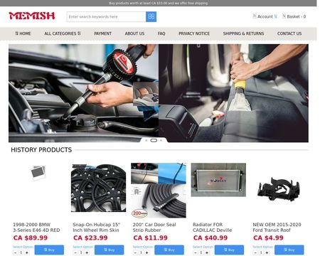 website thubmnail of Memishop.top