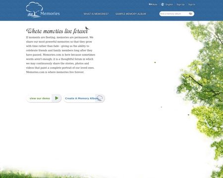 website thubmnail of Memories