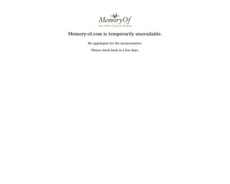 website thubmnail of Memory-Of