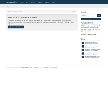 website thubmnail of Mensvault.men