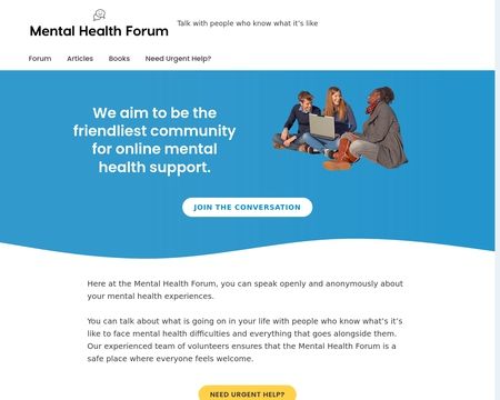 website thubmnail of Mental Health Forum