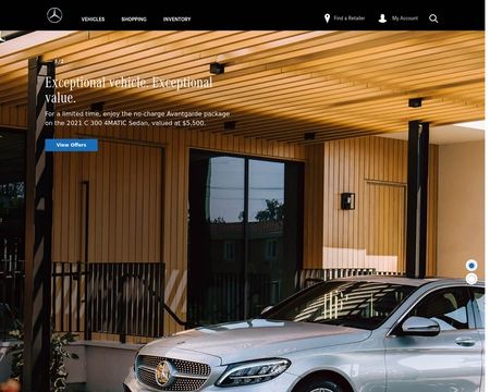 website thubmnail of Mercedes-Benz