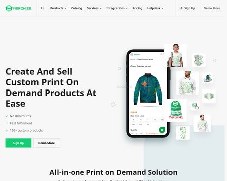 website thubmnail of Merchize