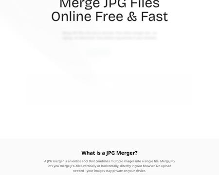 website thubmnail of Merge-jpg.app