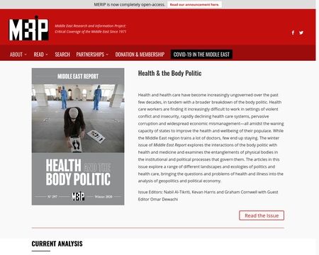 website thubmnail of Merip.org