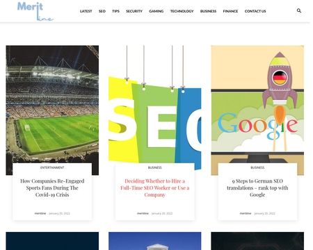 website thubmnail of MeritLine