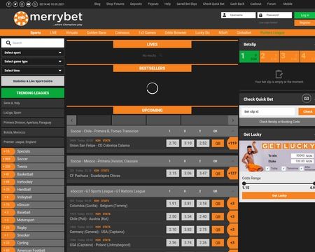 website thubmnail of Merrybet