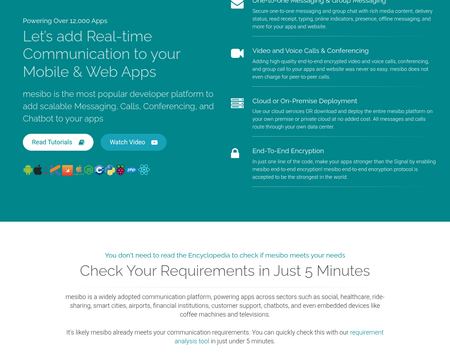website thubmnail of Mesibo